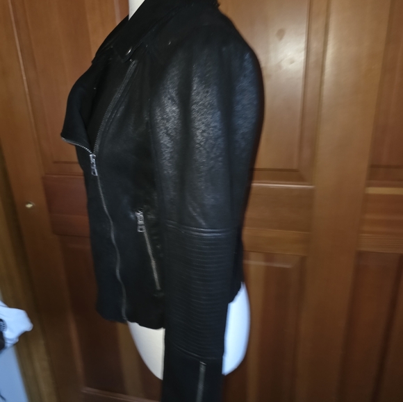 Marrakech Black Moto Jacket Size S - Picture 3 of 9